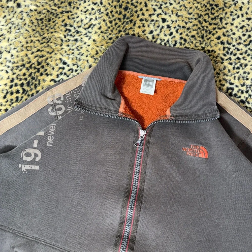Vintage 2000s The North Face Brown Full Zip Track Jacket Mens Large